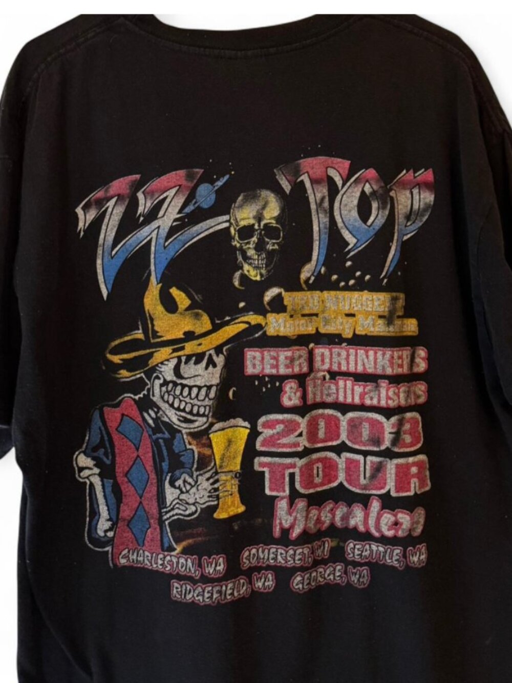 ZZ Top early 2000s shirt